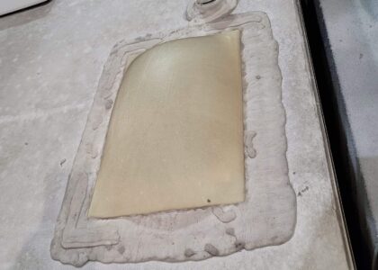 RV roof caulking cracking