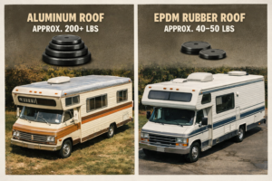 weight comparison on rv roofs